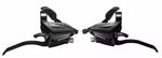 SHIMANO Paire Manettes Et Leviers ST-EF500-4A Noir 8v