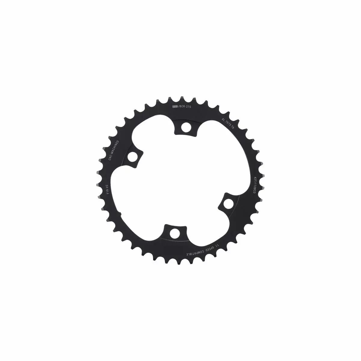 Plateau ELEVENGEAR 110mm 4 branches Shimano du 34 au 42 dents BBB