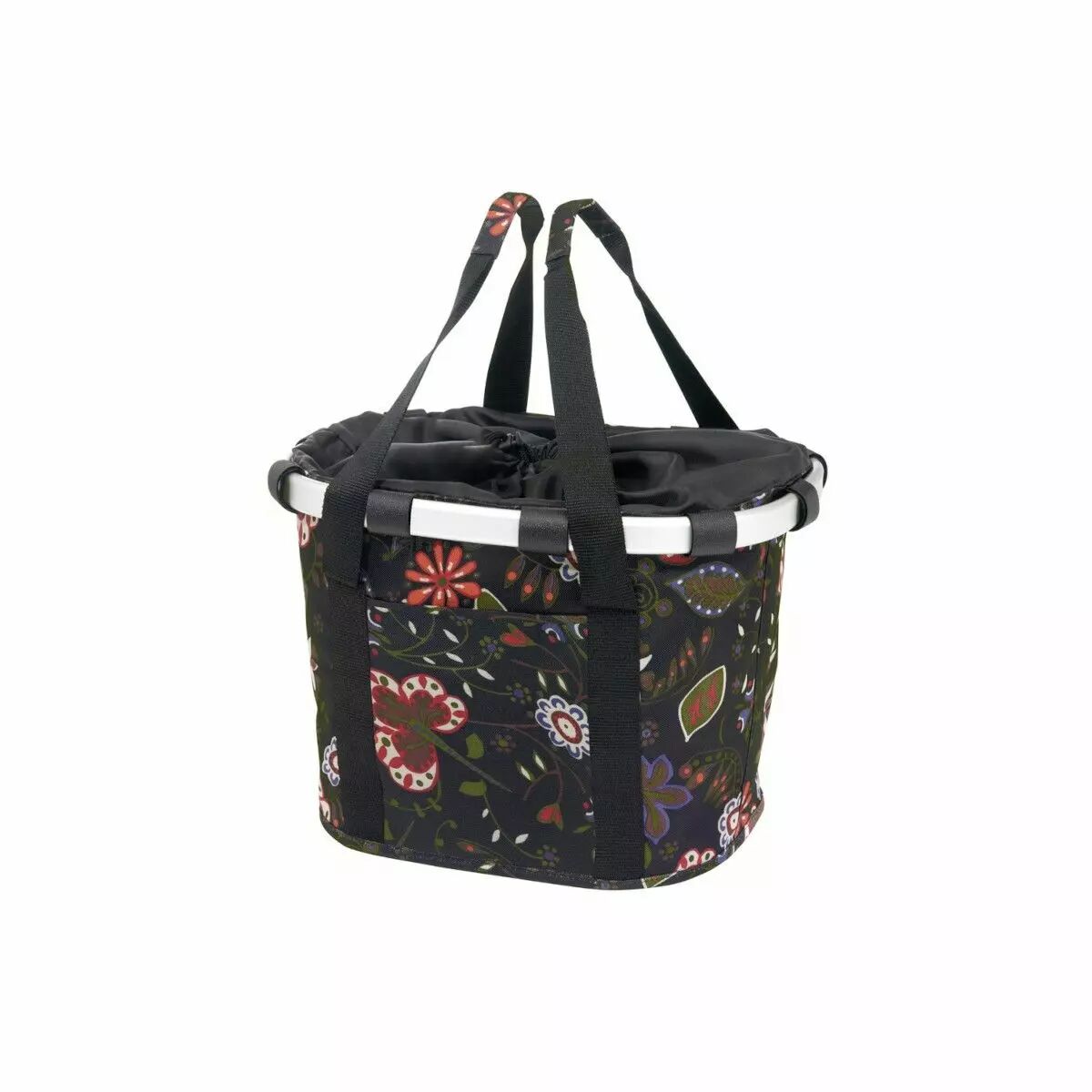 Sacoche/panier Bikebasket folklore noir KLICKFIX