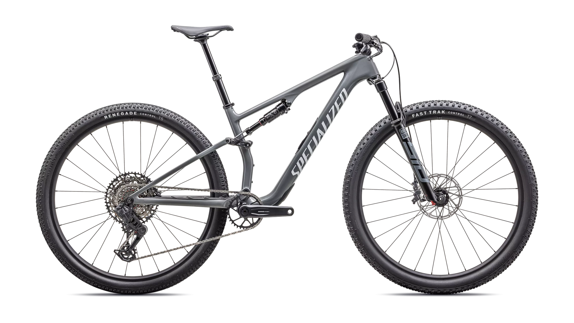 Vélo Specialized Epic 8 Comp Gloss Ashen Gray/White