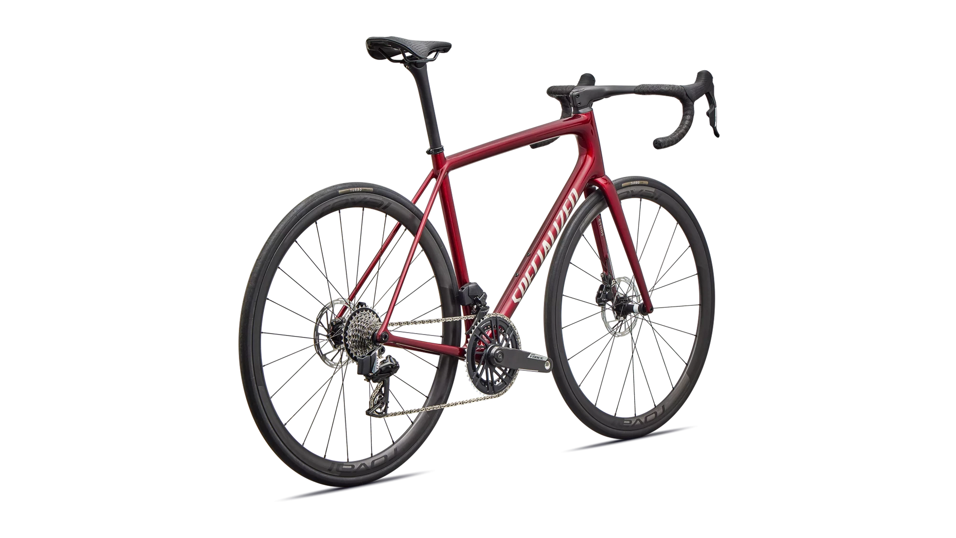 Vélo Specialized Aethos Pro Axs Gloss Red Sky/Chrome