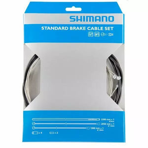 SHIMANO Kit Cables Gaines De Frein VTT Et Route, Noir, Acier