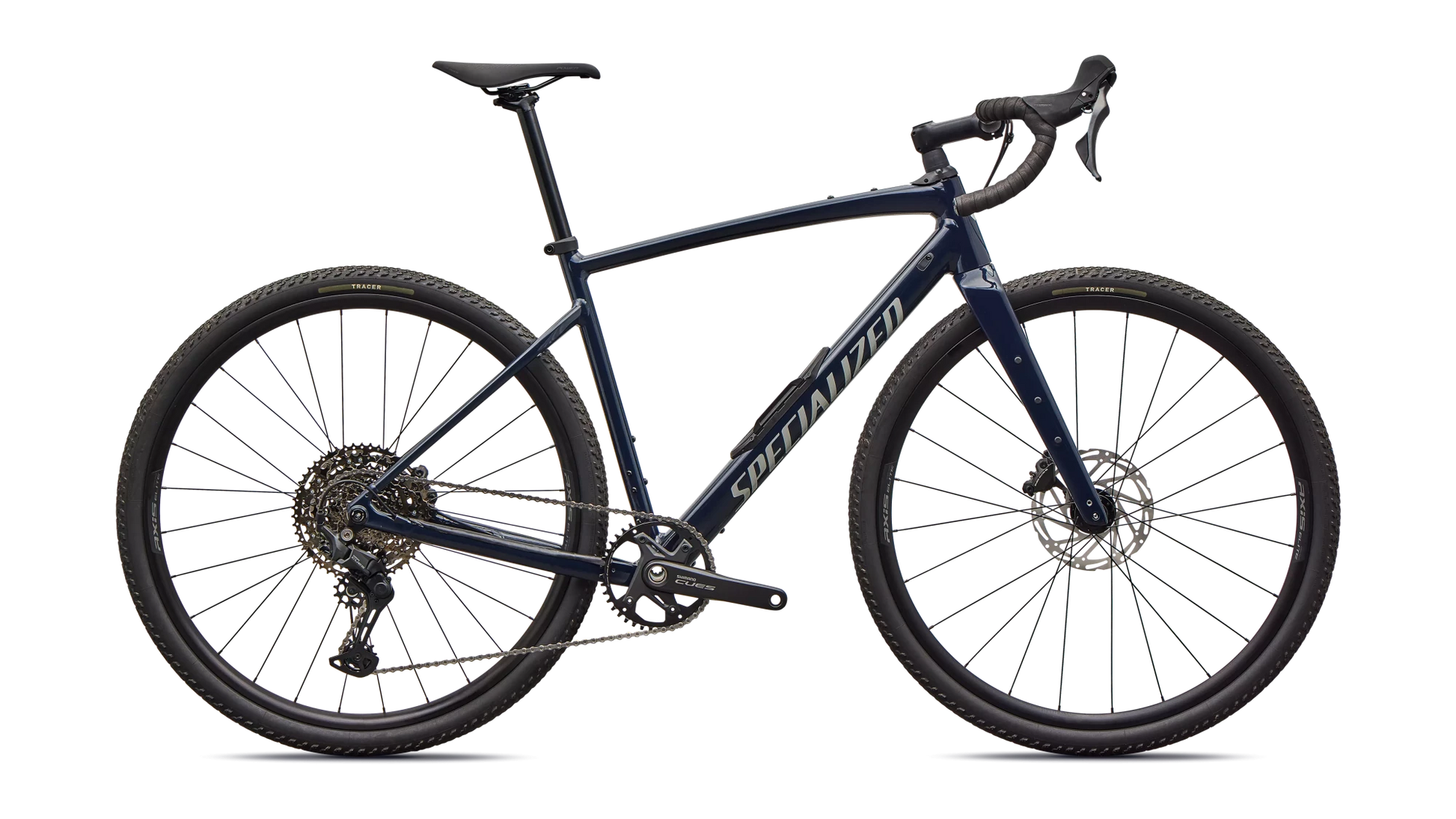 Vélo Specialized Diverge E5 Sport Gloss Dark Navy/Dolomite Metallic