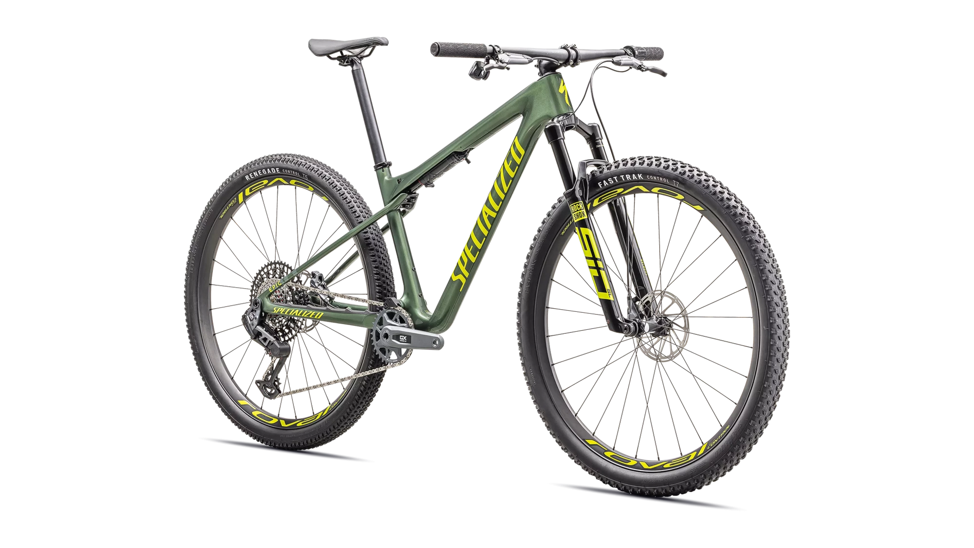 Vélo Specialized Epic Wc Expert Gloss Cypress Metallic/Ion Metallic