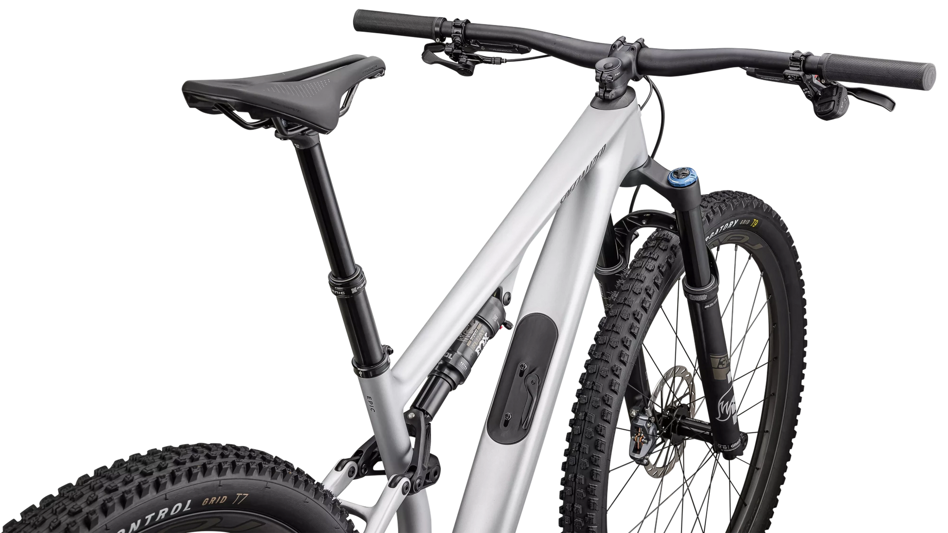 Vélo Specialized Epic 8 Expert Evo Satin Silver Dust/Gunmetal