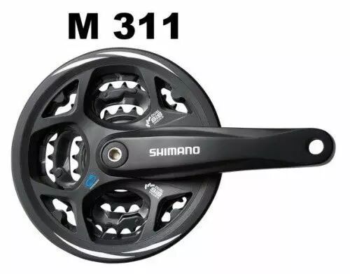 SHIMANO Pédalier Altus 42-32-22 170MM, 6/7/8V Noir, Flasque
