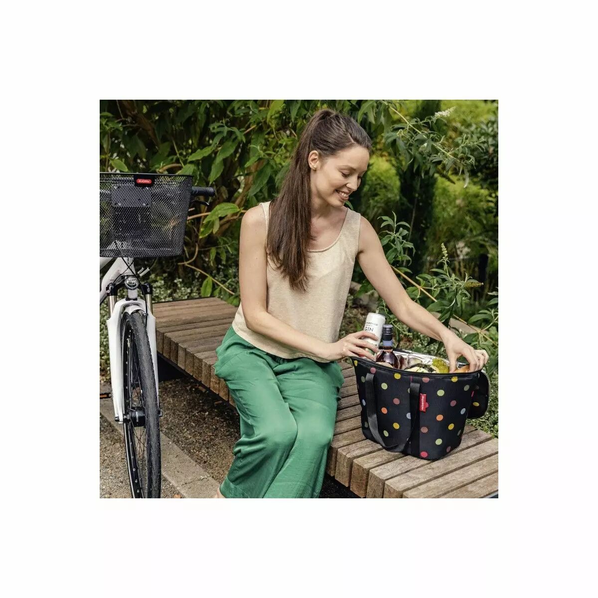 Sac Isotherme pour paniers Pois KLICKFIX