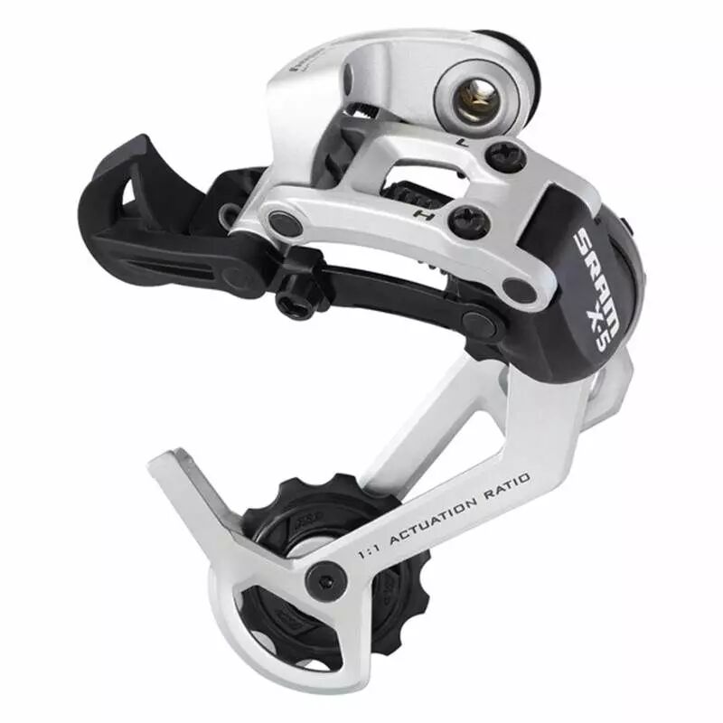 SRAM Dérailleur Arrière X5 Chape Longue 9V Silver