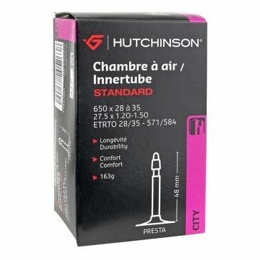 CHAMBRE A AIR VELO 650 x 35B 28-35 HUTCHINSON VALVE PRESTA 48mm