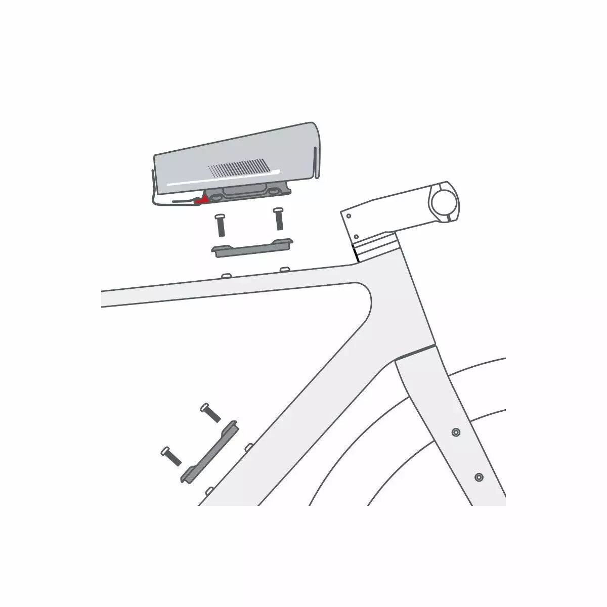 Sacoche étanche avec compartiment smartphone pour cadre KLICKFIX