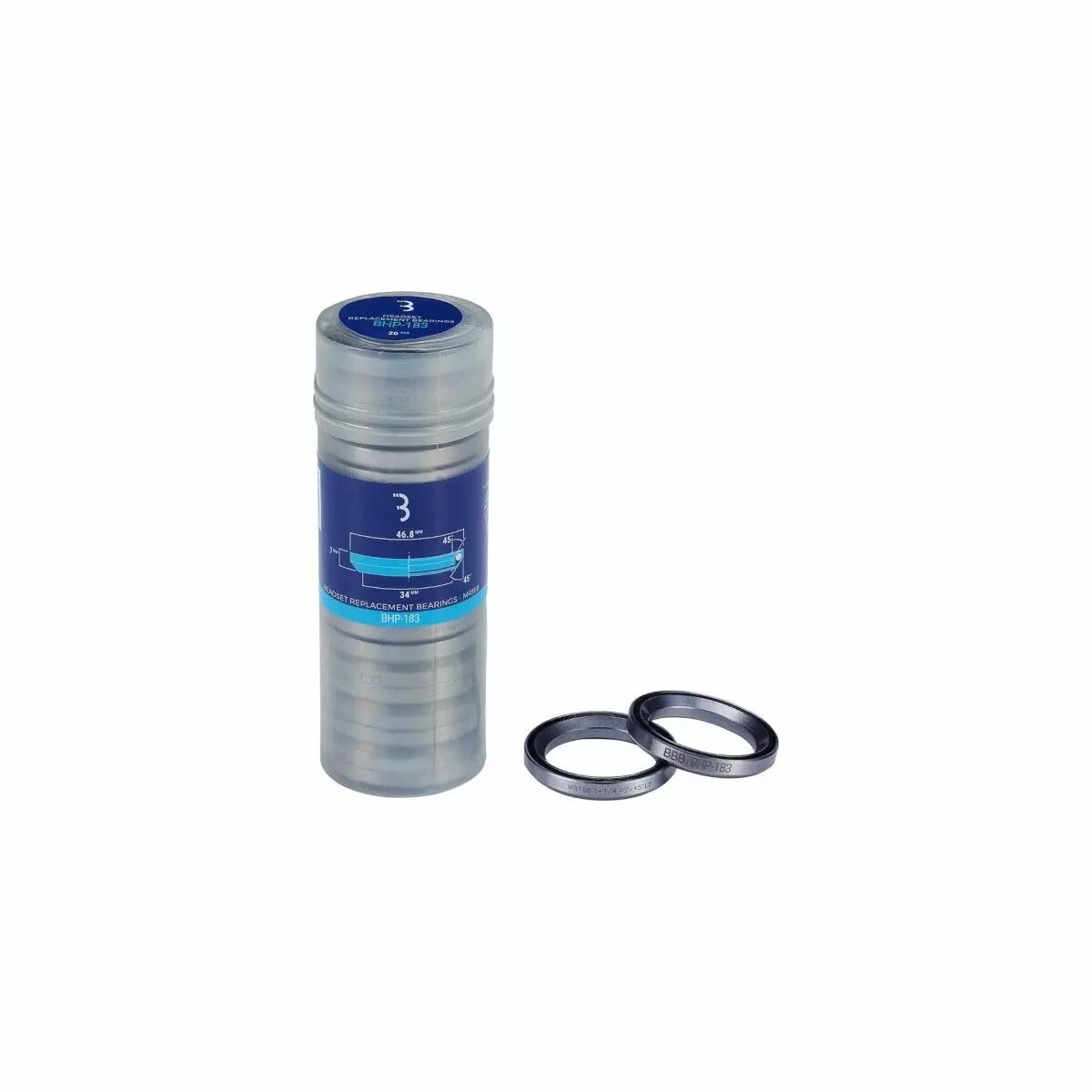 Roulement de direction 46.8 x 7mm 45x45 CrMo BBB