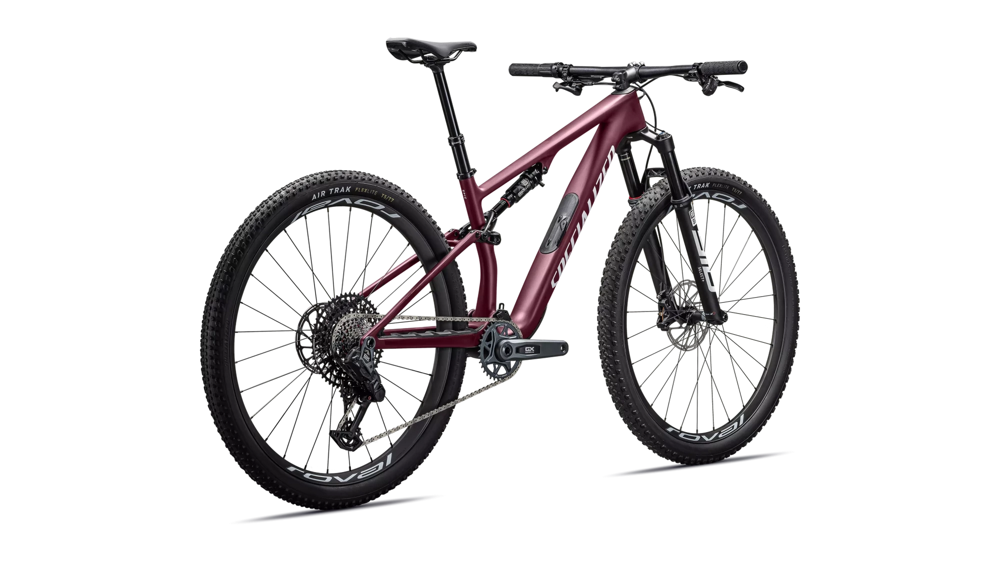Vélo Specialized Epic 8 Expert Axs Satin Bordeaux Metallic/White