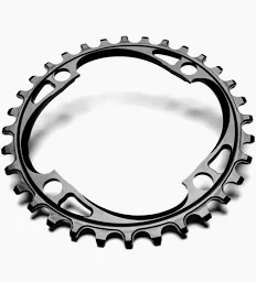 Plateau Absolute Black 4 branches 104mm 32 dents Mono Plateau