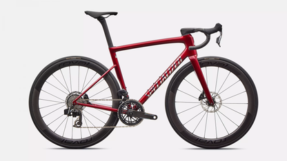 Vélo Specialized Tarmac Sl8 Pro Axs Gloss Red Sky/Chrome