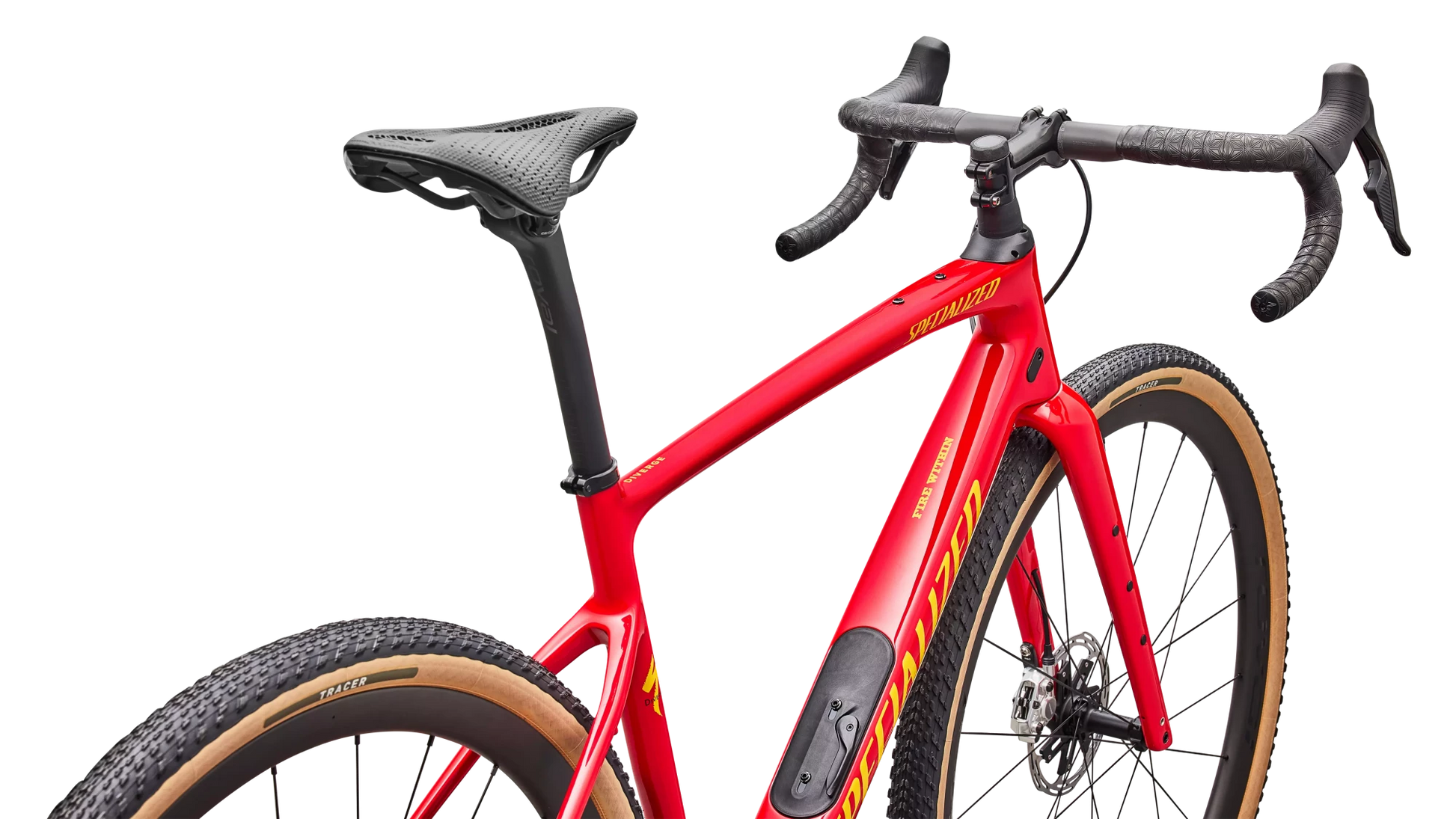 Vélo Specialized Diverge Pro Ltd Gloss Flow Red Yellow Ltd