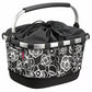 KlickFix CARRYBAG GT pour Racktime Fleurs noires