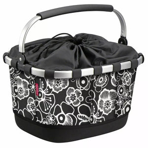 KlickFix CARRYBAG GT pour Racktime Fleurs noires