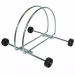 PRESENTOIR 1 VELO FIXATION SUR ROULETTE NOIR