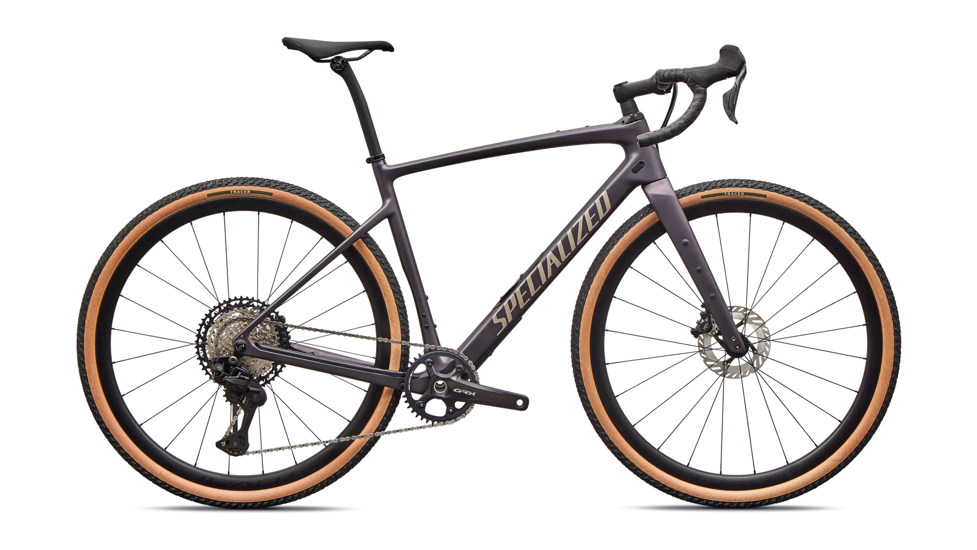 Vélo Specialized Diverge Expert Di2 Nebula Metallic/Sandstone Metallic