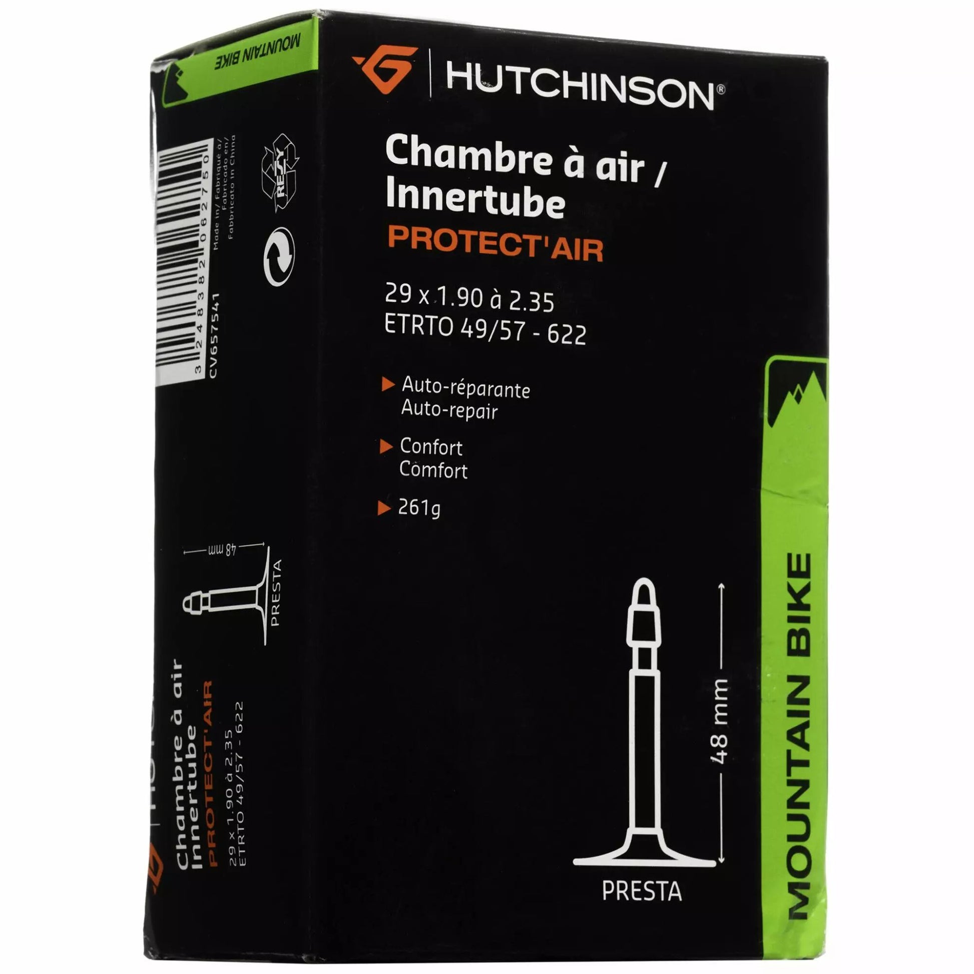 CHAMBRE anti-crevaison Hutchinson Protect'Air 29x1.75/2.10 valve presta