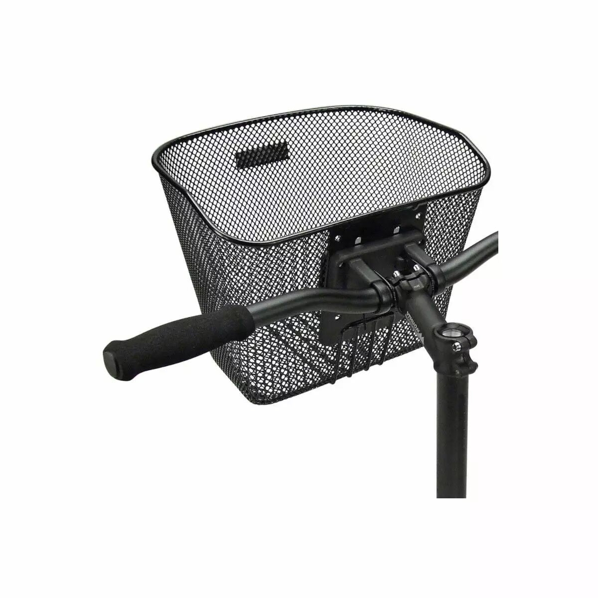 Panier Uni noir + fixation fixe KLICKFIX