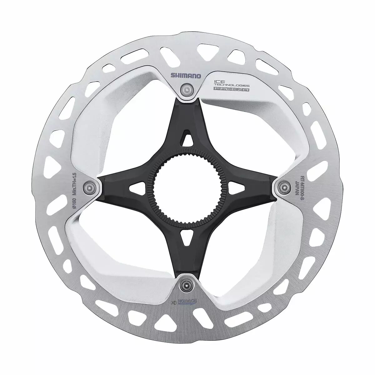 Disque Frein SHIMANO 160mm CL RT-MT800 Ice-Tech Freeza