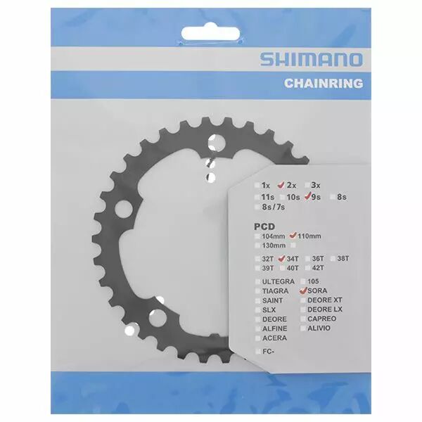 SHIMANO Plateau 34D Sora FC-3550 110mm BCD. Noir