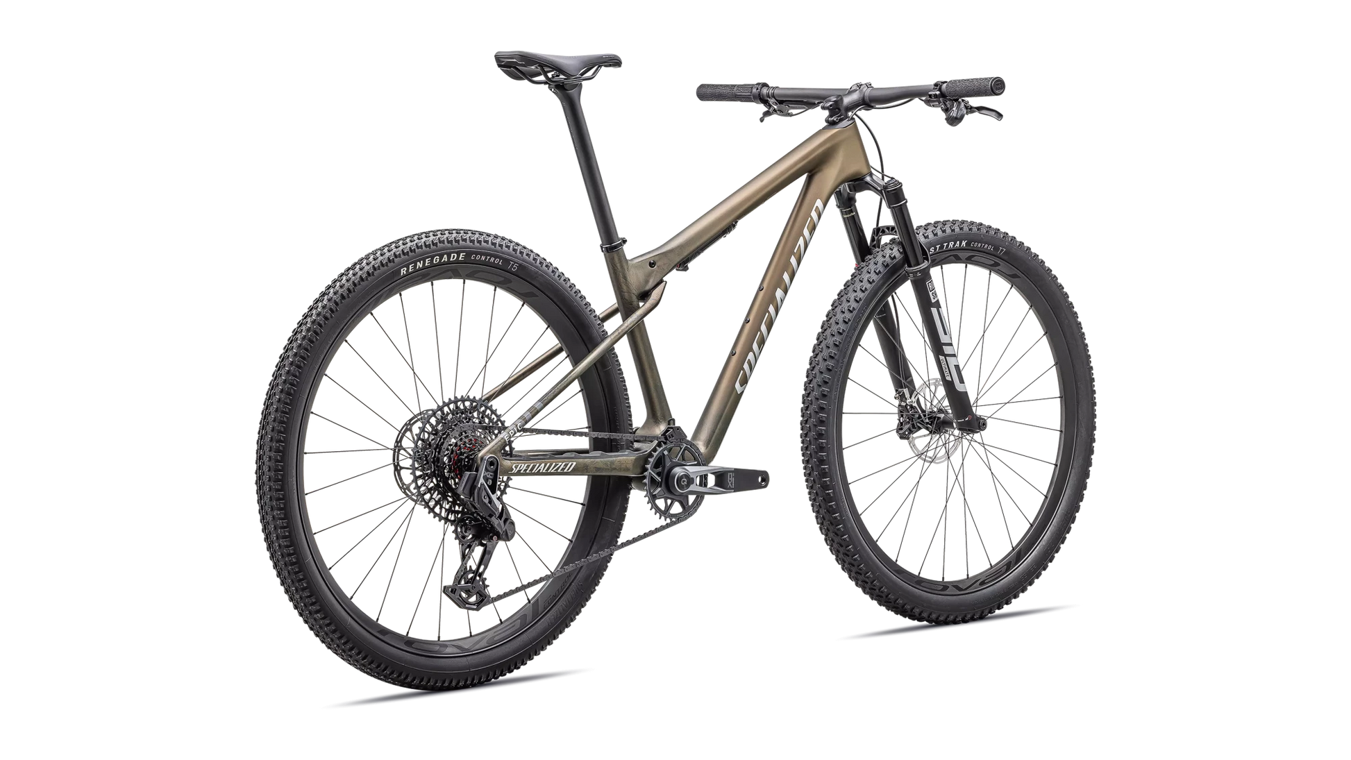 Vélo Specialized Epic Wc Pro Satin Burnt Gold Metallic/Liquid Metal