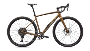 Vélo Specialized Diverge E5 Sport Satin Burnt Gold Metallic/Shadow Silver