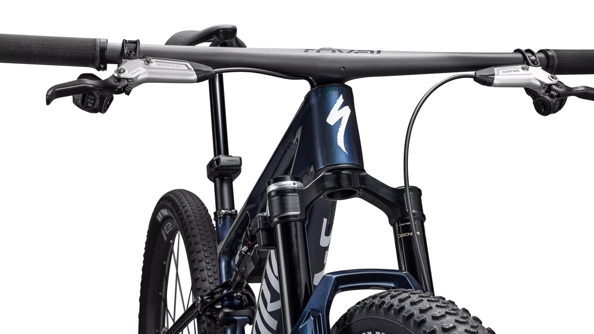 Vélo Specialized Epic 8 Sw Gloss Cyan Blue Pearl/Metallic White Silver