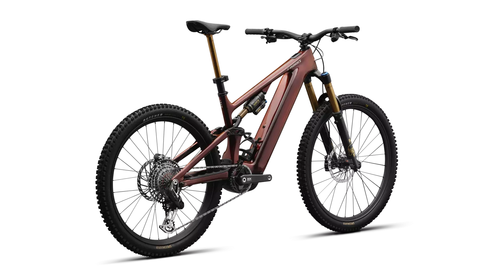 Vélo Specialized Levo Sw Carbon G4 Nb Gloss Red Pearl/Black/Metallic White Silver
