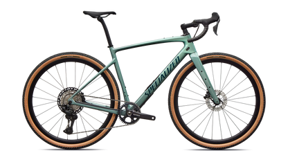Vélo Specialized Diverge Expert Di2 Fjord Metallic/Emerald Metallic