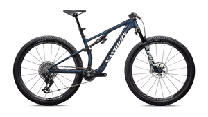 Vélo Specialized Epic 8 Sw Gloss Cyan Blue Pearl/Metallic White Silver