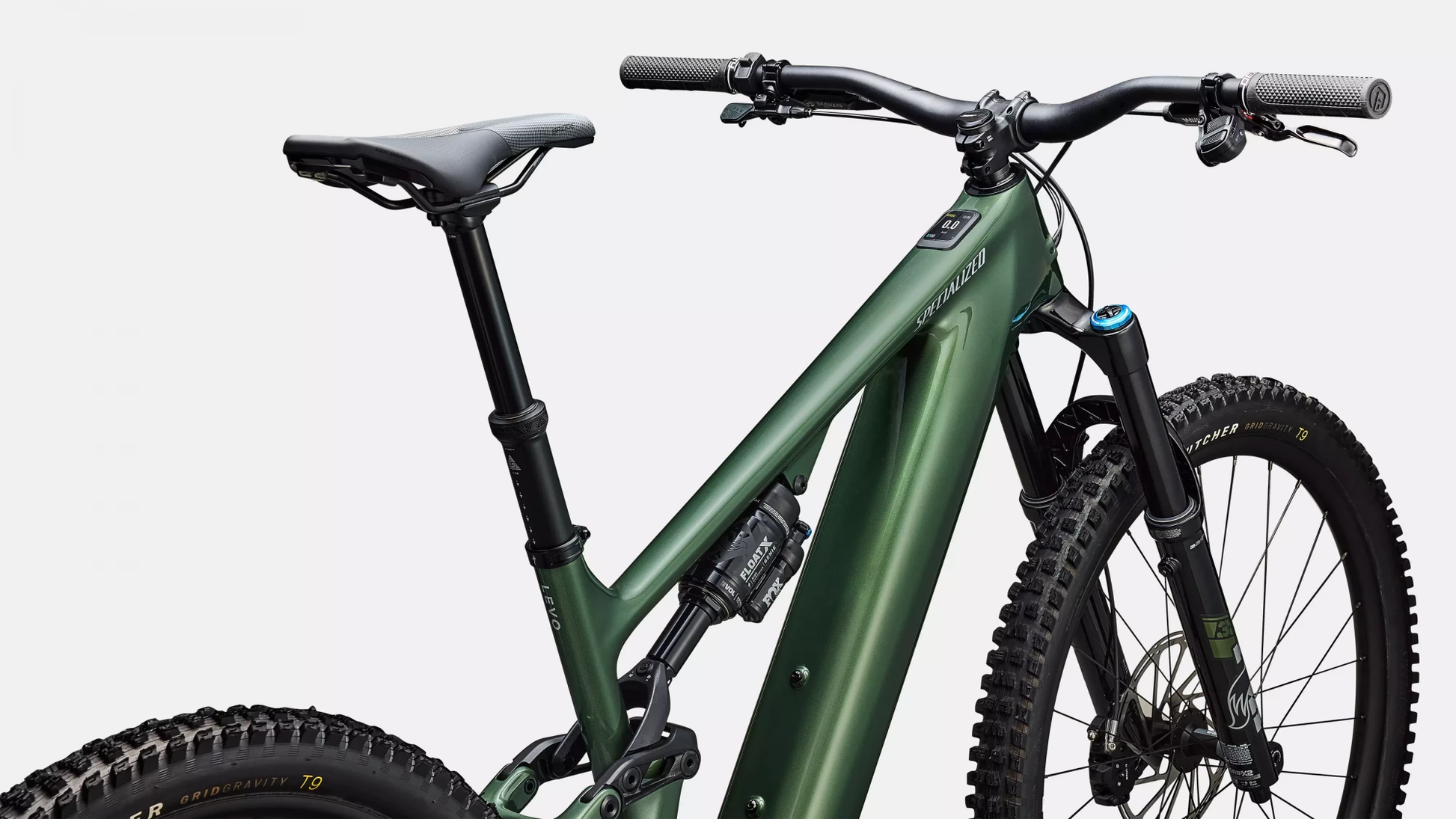 Vélo Specialized Levo Expert Carbon G4 Nb Gloss Cypress Metallic/Silver Dust