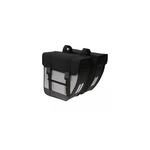 Sacoche arrière vélo double BASIL XL 40L Noir/Argent