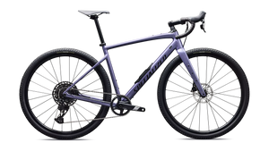 Vélo Specialized Diverge E5 Comp Gloss Mauve Metallic/Obsidian