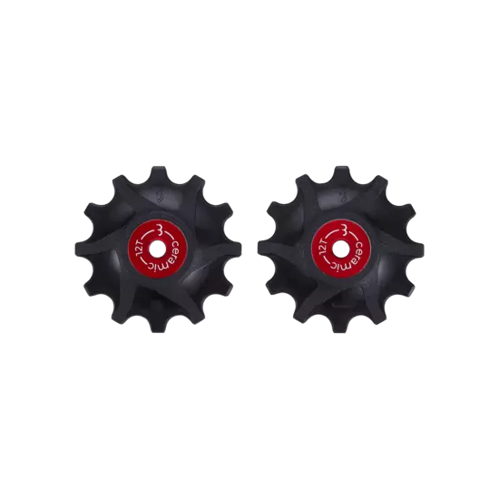 Galets roulements céramique "RollerBoys" 12 dents SRAM Narrow-Wide black BBB