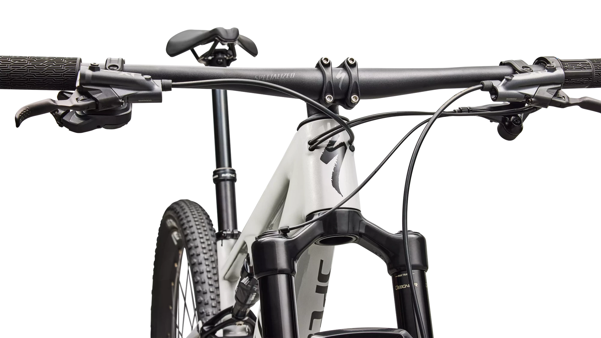 Vélo Specialized Epic 8 Expert Di2 Gloss Dolomite Metallic/Obsidian