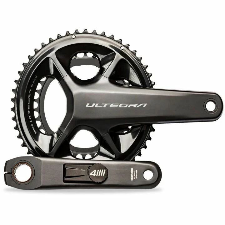 SHIMANO Pédalier Route 12v FC-R8100 172.5mm 52-36Dts avec capteur de puissance 4iiii gauche