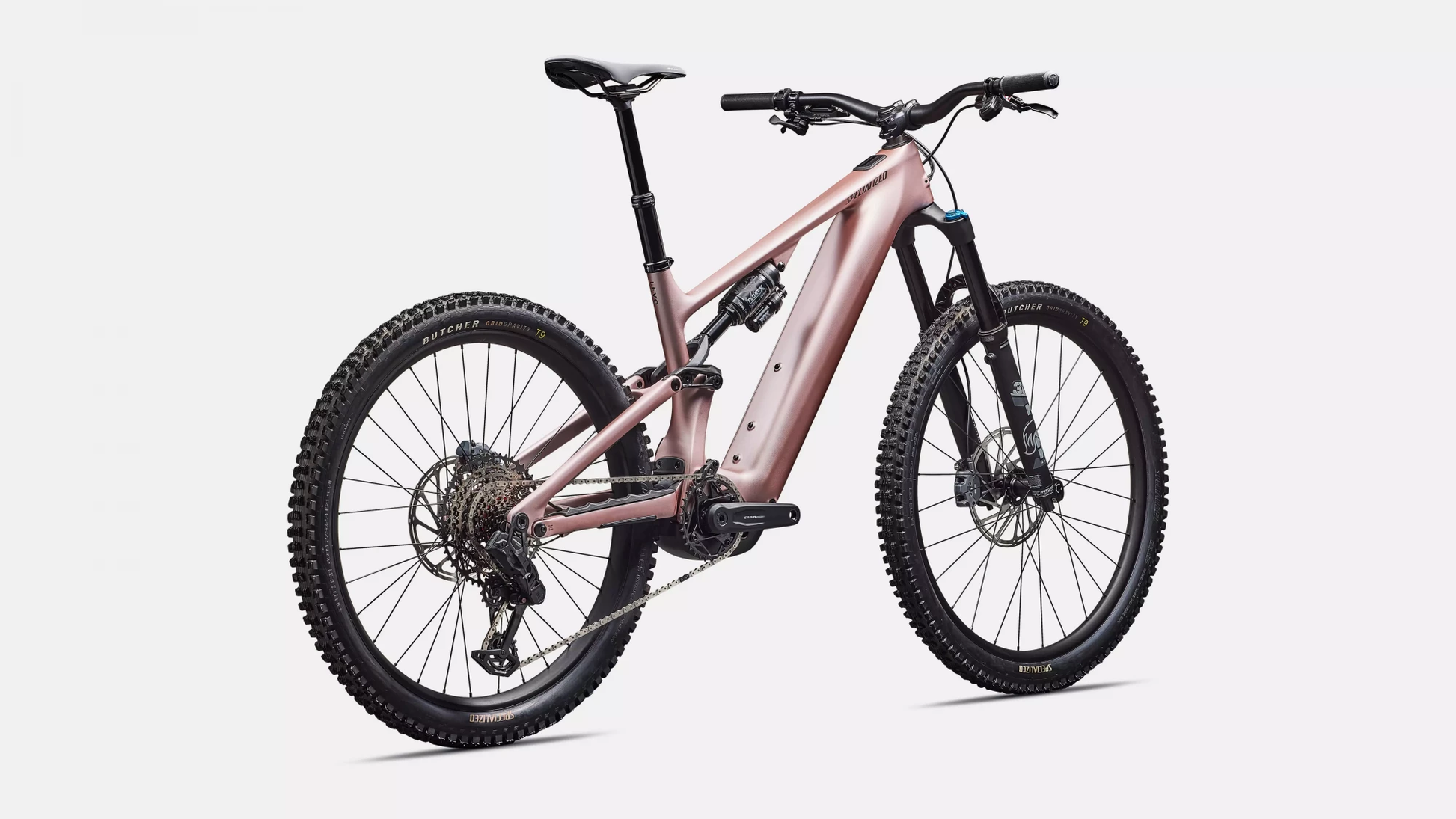 Vélo Specialized Levo Comp Carbon G4 Nb  Satin Champagne/Metallic Obsidian