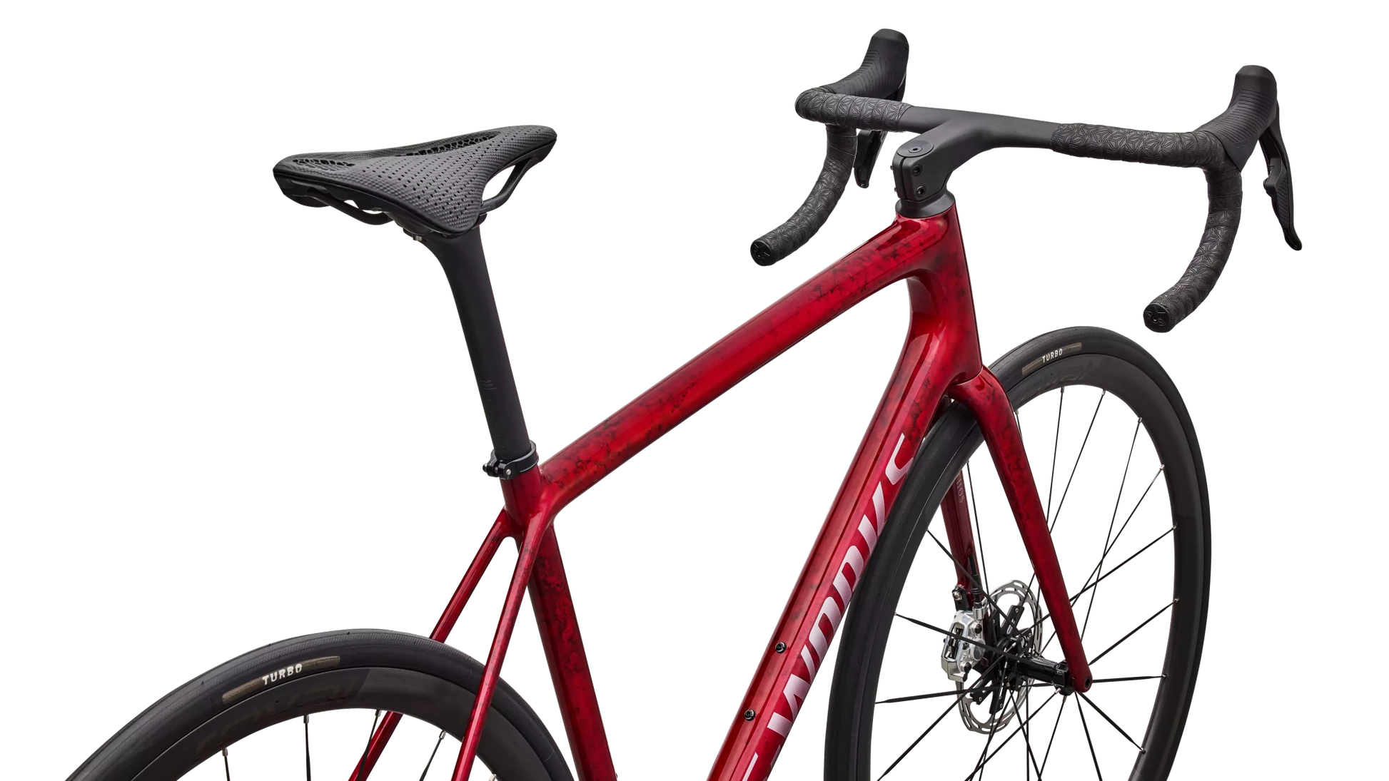 Vélo Specialized Aethos Sw Axs Sandstone Metallic Base/Red Tint