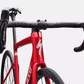 Vélo Specialized Tarmac Sl8 Comp Di2 Gloss Red Tint Over Silver Dust/Silver Dust
