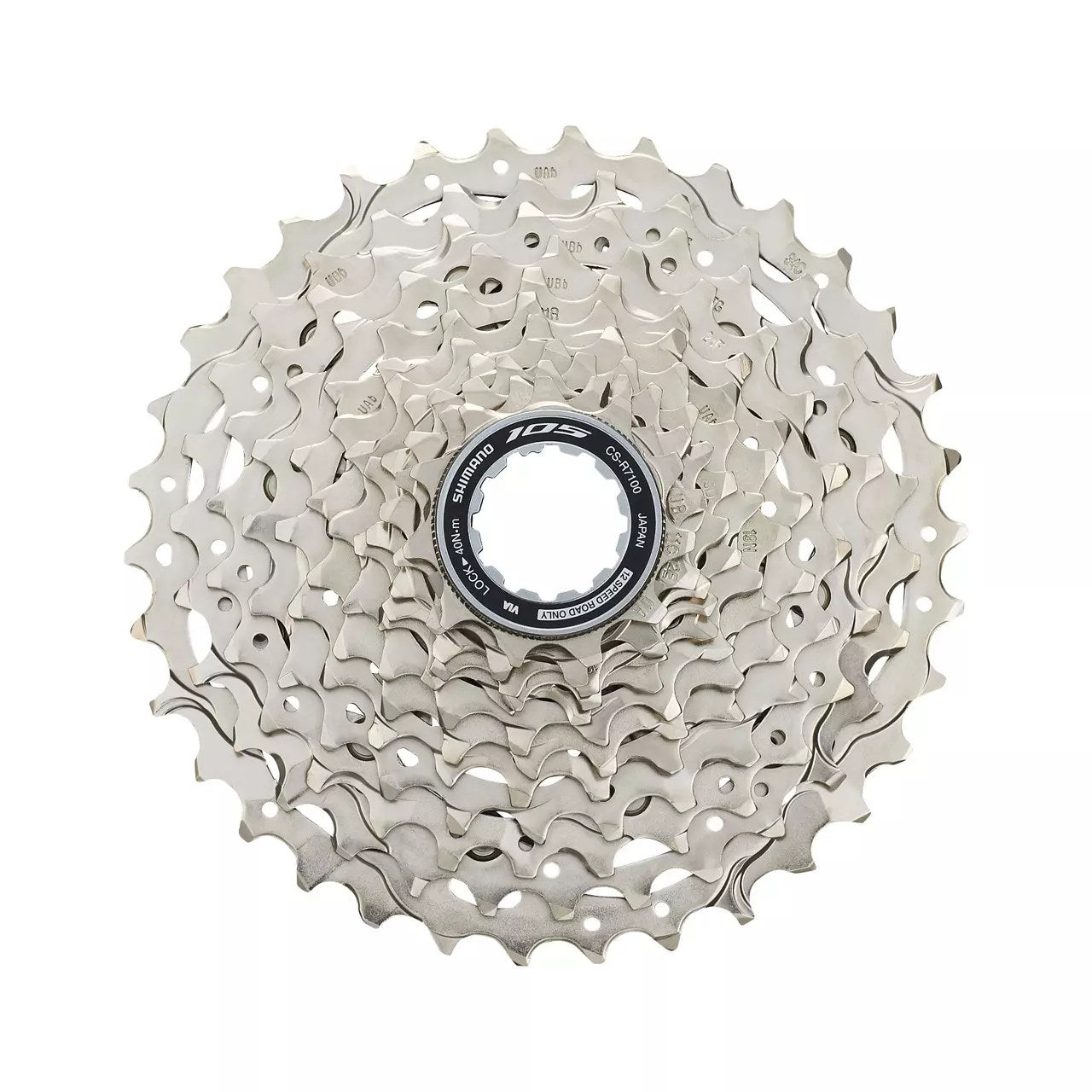 Cassette SHIMANO 105 CS-R7100 - R7101 12 vitesses 11-34