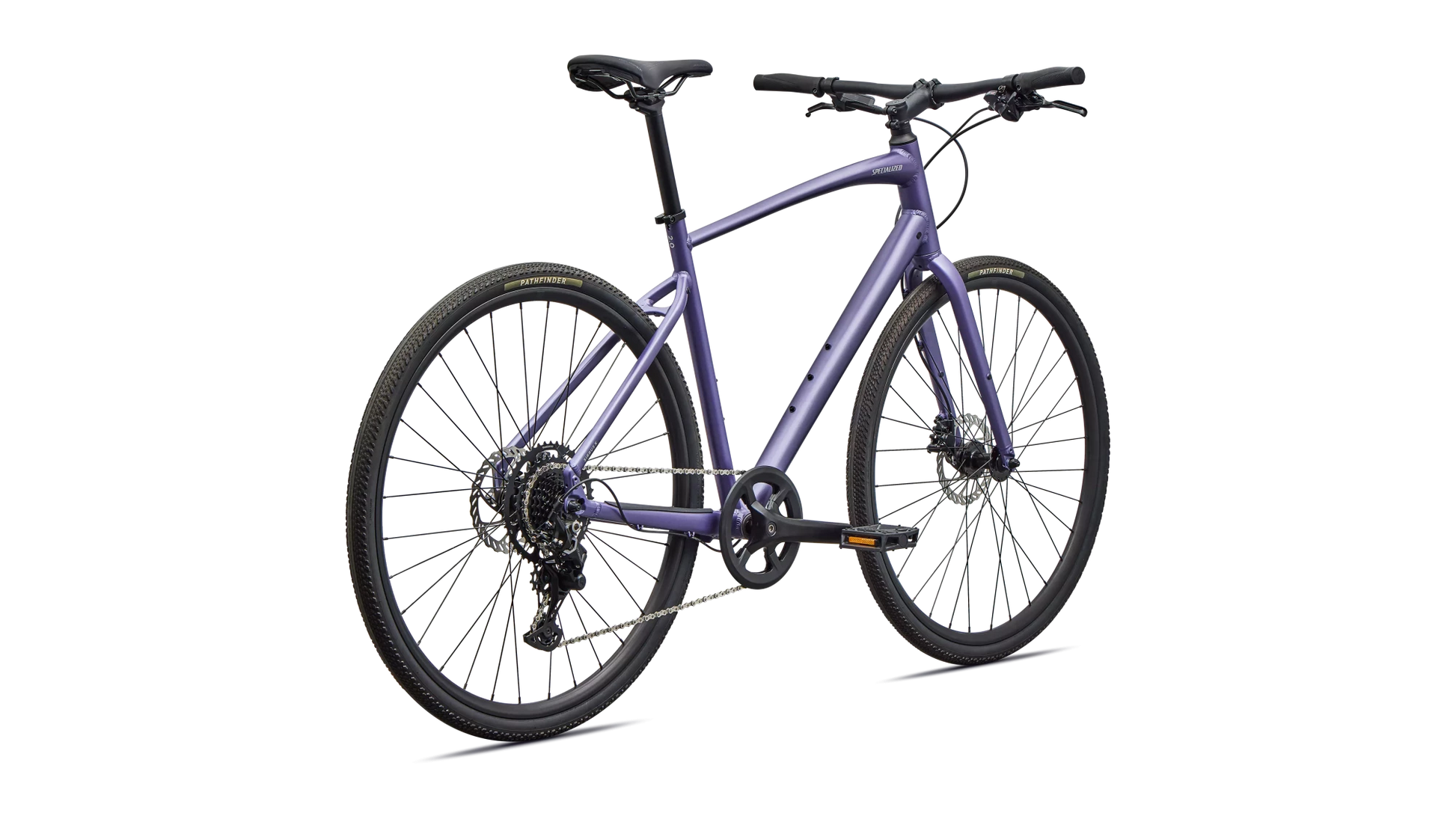 Vélo Specialized Sirrus X 2.0 Satin Mauve Metallic/Dolomite Metallic Frost Reflective