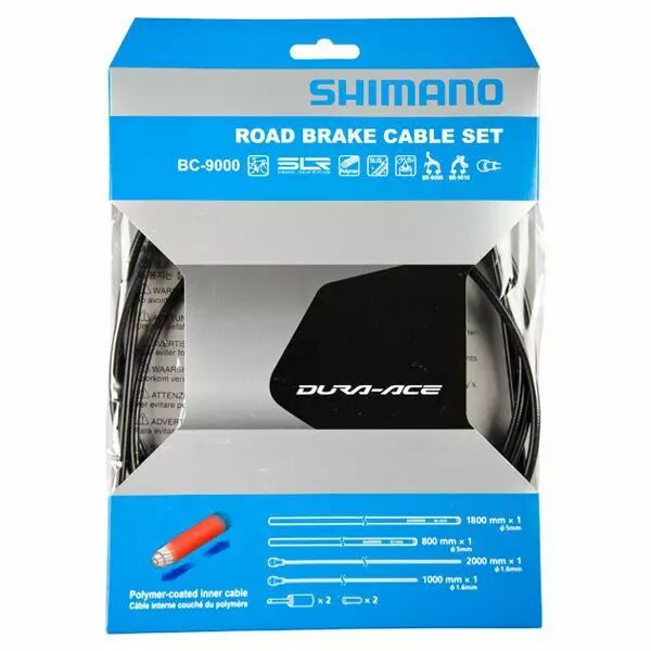 SHIMANO Kit Cables Gaines De Frein Dura-Ace BC-9000 Polymer Gris