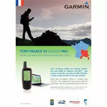 Carte Garmin Topo France v3 Sud-Est Pro DVD avec carte microSD/SD pré-chargée