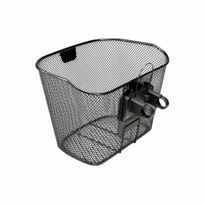Panier Uni noir + fixation fixe KLICKFIX