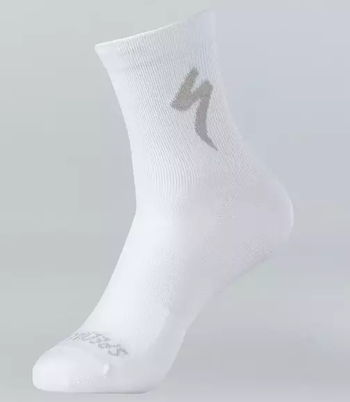 Chaussettes Semi-Hautes Route - Soft Air Blanches S