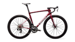 Vélo Specialized Tarmac Sl8 Sw Axs Gloss Redsky Shdwsil Wht Impasto
