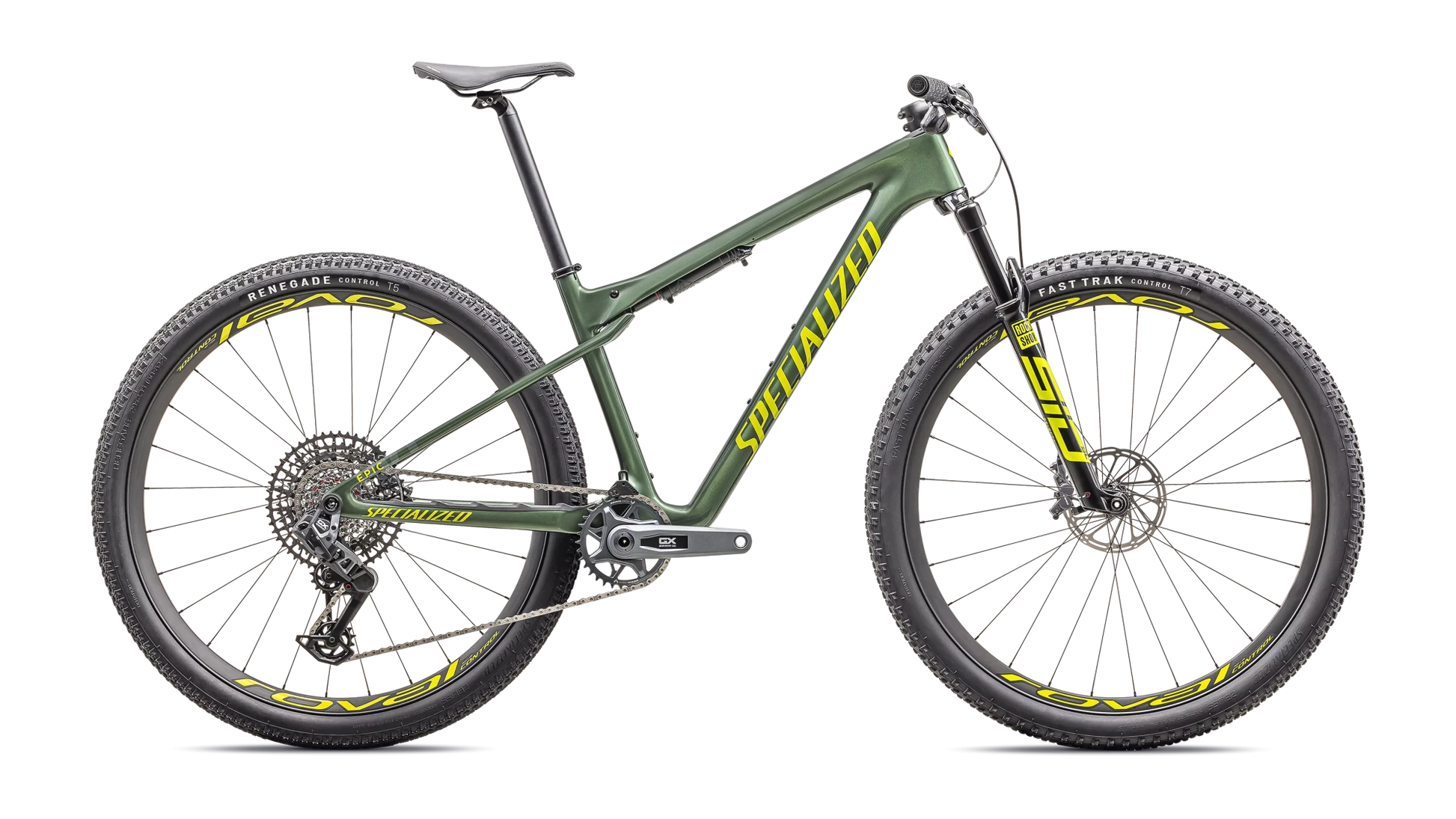 Vélo Specialized Epic Wc Expert Gloss Cypress Metallic/Ion Metallic